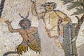 Hania - the Archaeological Museum, detail of the mosaic of the House of Dionysus 3rd century AD. 